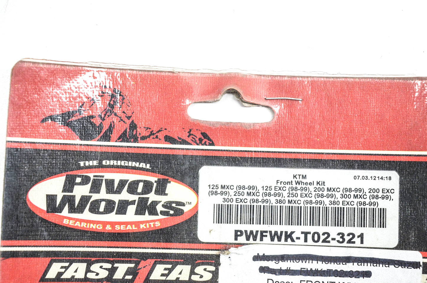 Pivot Works PWFWK-T02-321 Front Wheel Bearing Kit NOS