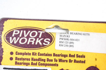 Pivot Works PWSHK-S04-021, SHKS04020 Shock Bearing Kit NOS