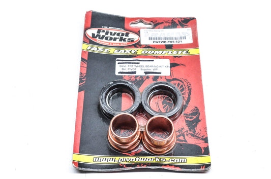 Pivot Works PWFWK-T05-521, 52-0495 Red Front Wheel Bearing Kit NOS