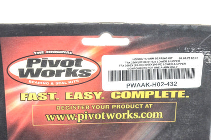 Pivot Works PWAAK-H02-432 Swingarm Bearing Kit NOS