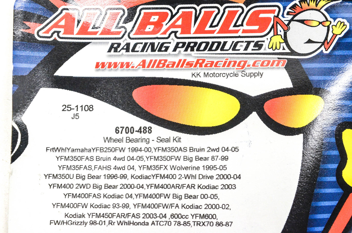 All Balls 6700-488, 25-1108 Wheel Bearing Seal Kit NOS