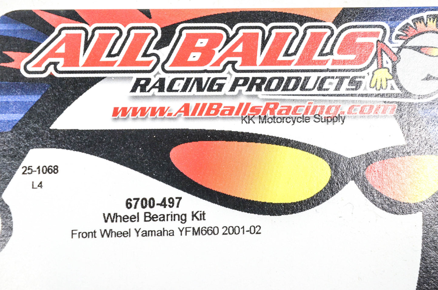 All Balls 6700-497, 25-1068 Wheel Bearing Kit NOS