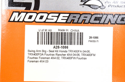 Moose Racing A28-1086, 28-1086 Swingarm Bearing Kit NOS