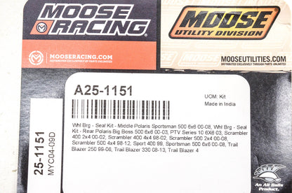Moose Racing A25-1151, 25-1151 Wheel Bearing Seal Kit NOS
