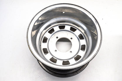 Aftermarket 7x12 Deep Offset 4 Bolt Silver Rear Wheel Rim