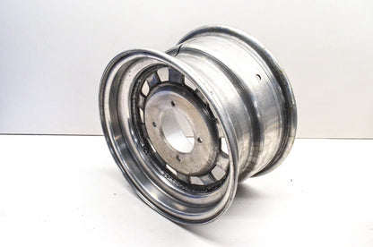 Aftermarket 7x12 Deep Offset 4 Bolt Silver Rear Wheel Rim