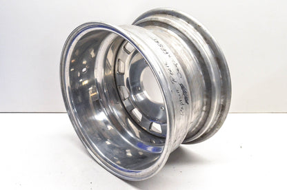 Aftermarket 7x12 Deep Offset 4 Bolt Silver Rear Wheel Rim