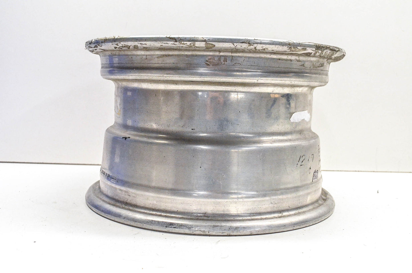 Aftermarket 7x12 Shallow Offset 4 Bolt Silver Rear Wheel Rim