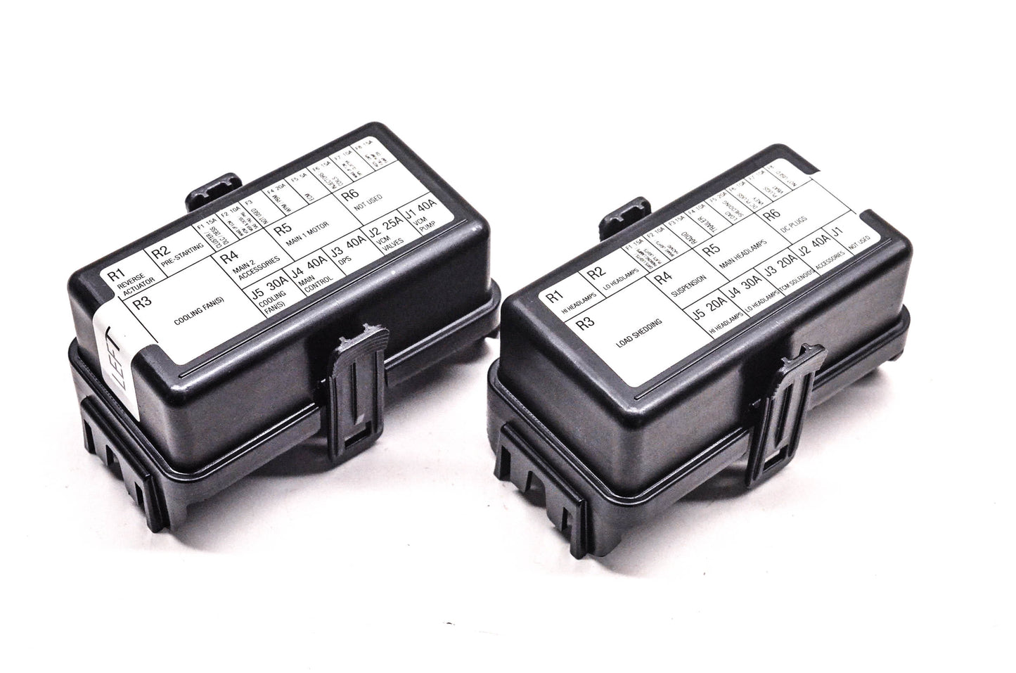 Aftermarket 710004120 Left Right Fuse Box Covers NOS