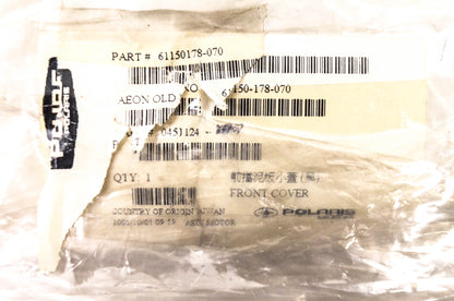 New OEM Polaris 61150178-070, 0451124-178 Front Cover NOS