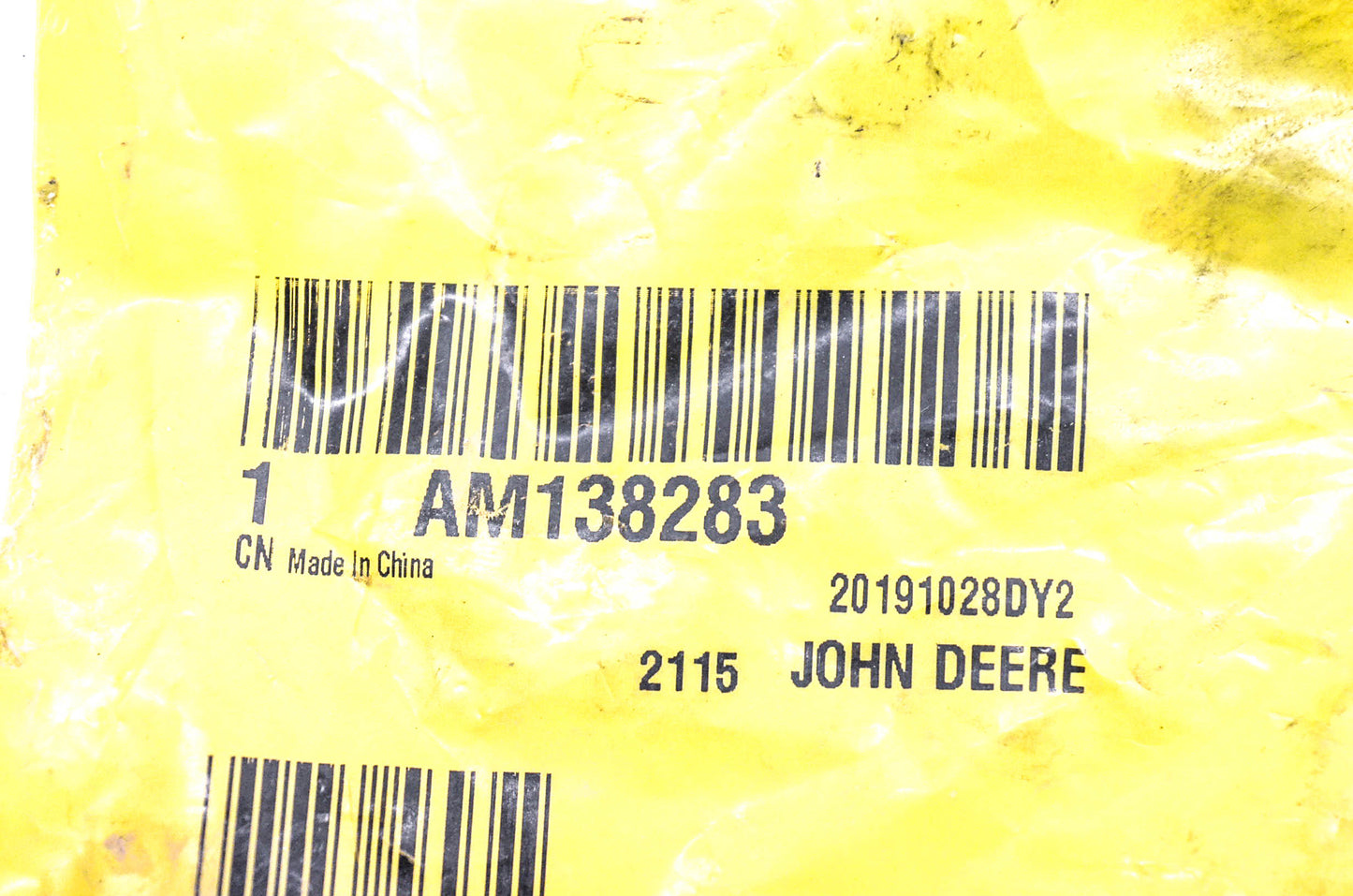 New OEM John Deere AM138283 Tie Rod Assembly NOS