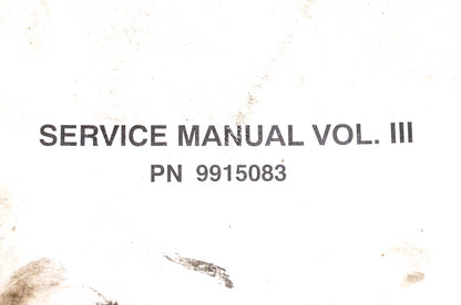 OEM Polaris 9915083 ATV And 6x6 Service Manual Vol.3