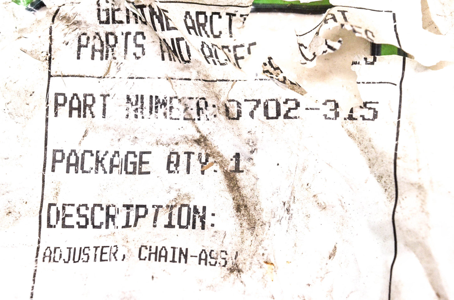 New OEM Arctic Cat 0702-315 Chain Adjuster Kit NOS