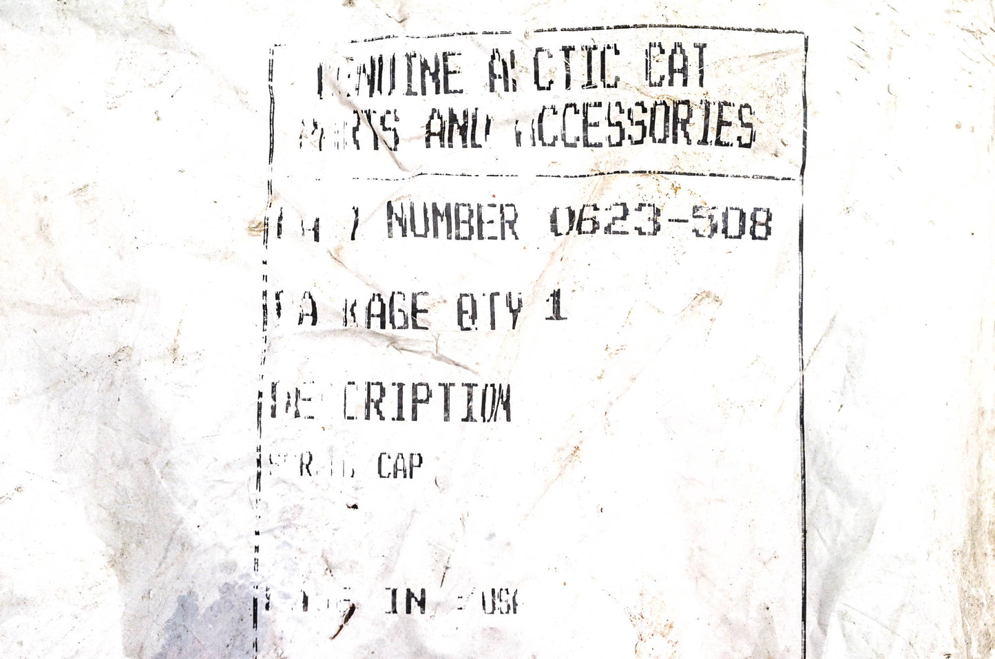 New OEM Arctic Cat 0623-508 Hex Head Cap Screw NOS