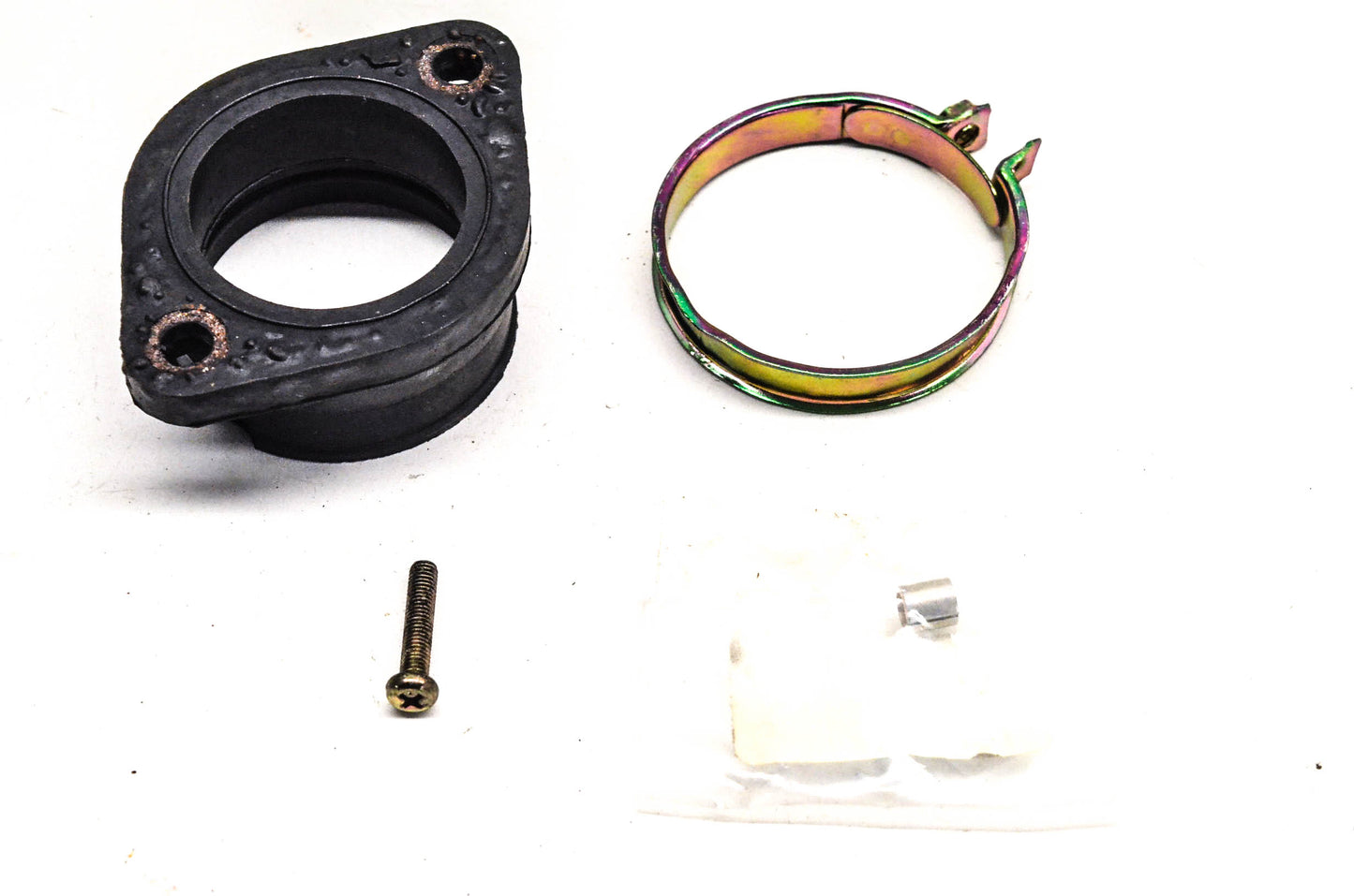 New OEM Arctic Cat 0670-198 Carburetor Flange With Clamp Kit NOS