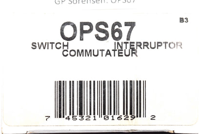 GP Sorensen OPS67 Oil Pressure Switch NOS