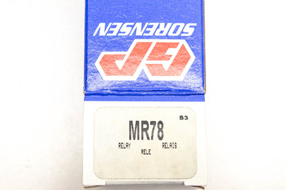 GP Sorensen MR78 Relay NOS