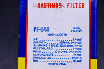 Hastings FF945 Fuel Filter Kit NOS