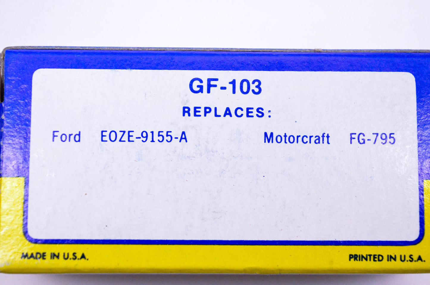 Hastings GF103 Fuel Filter NOS