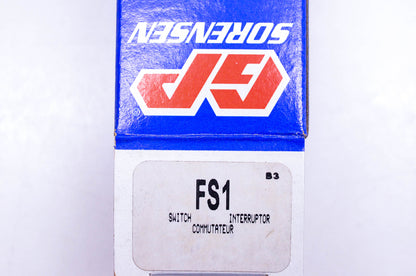 GP Sorensen FS1 Fan Switch NOS