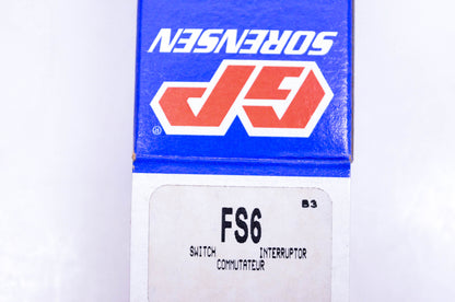 GP Sorensen FS6 Fan Switch NOS