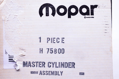 Mopar H75800, H-75800, 2225541 Master Cylinder Kit NOS