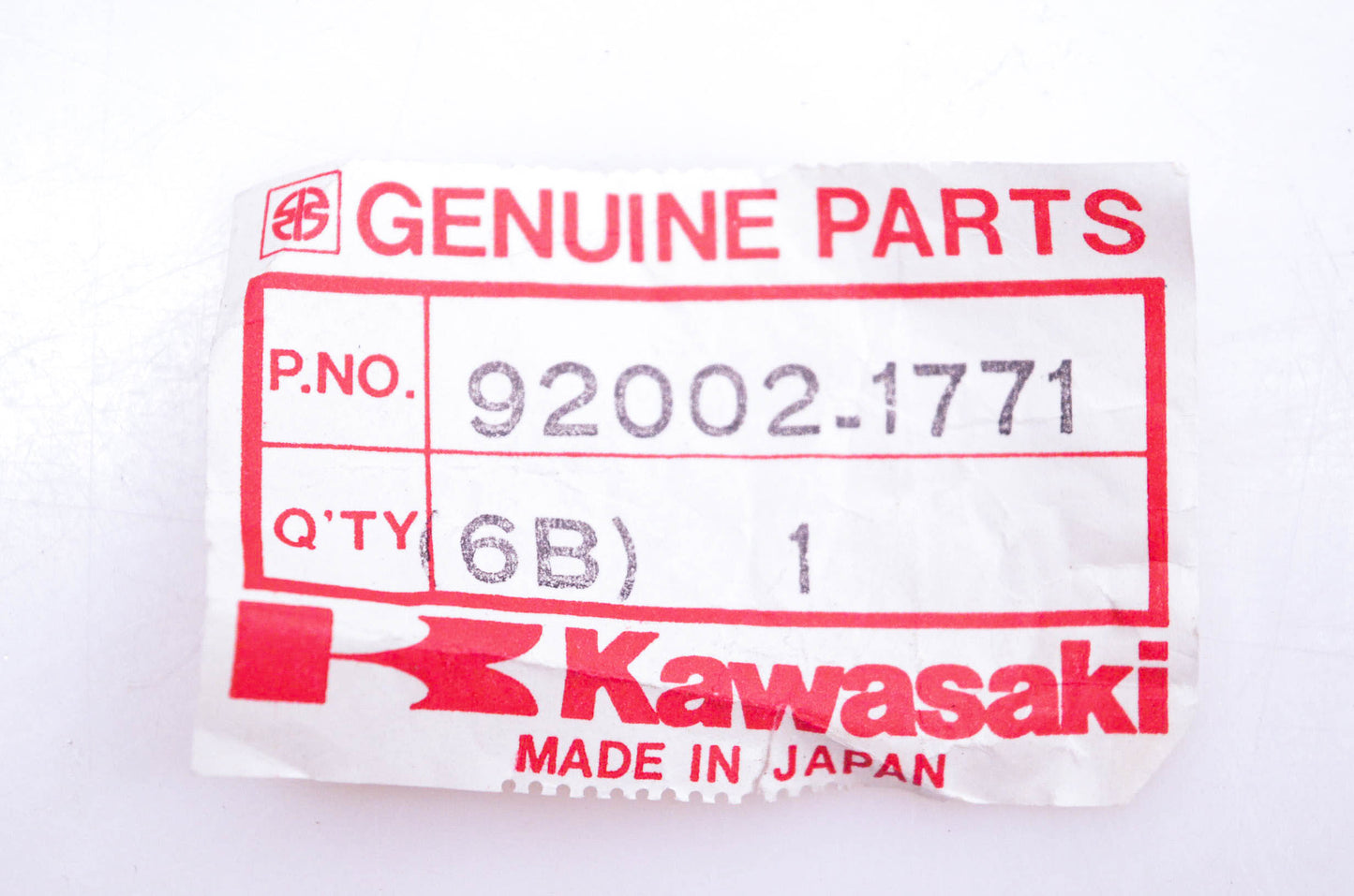 New OEM Kawasaki 92002-1771 Adjust Bolt NOS