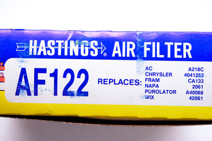 Hastings AF122 Air Filter NOS