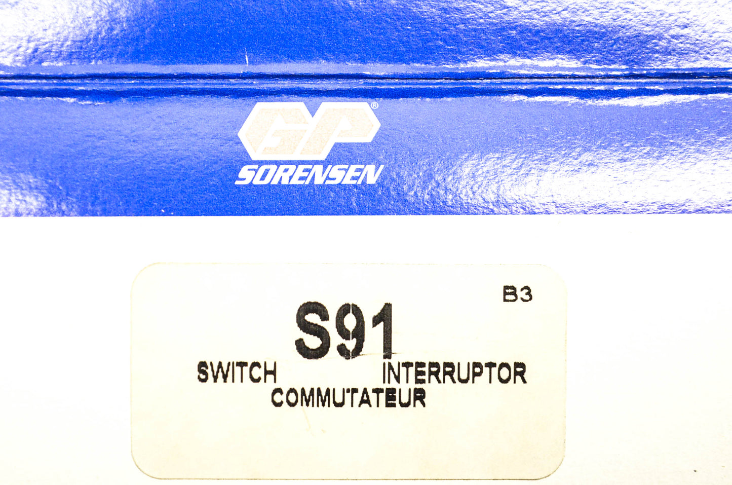 GP Sorensen S91 Ignition Starter Switch NOS