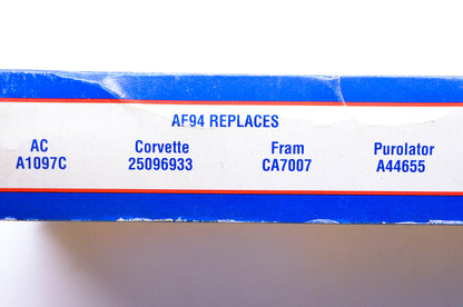 Hastings AF94 Air Filter NOS