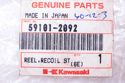 New OEM Kawasaki 59101-2092 Recoil Starter Reel NOS