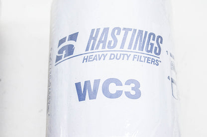 Hastings WC3 Coolant Filter NOS