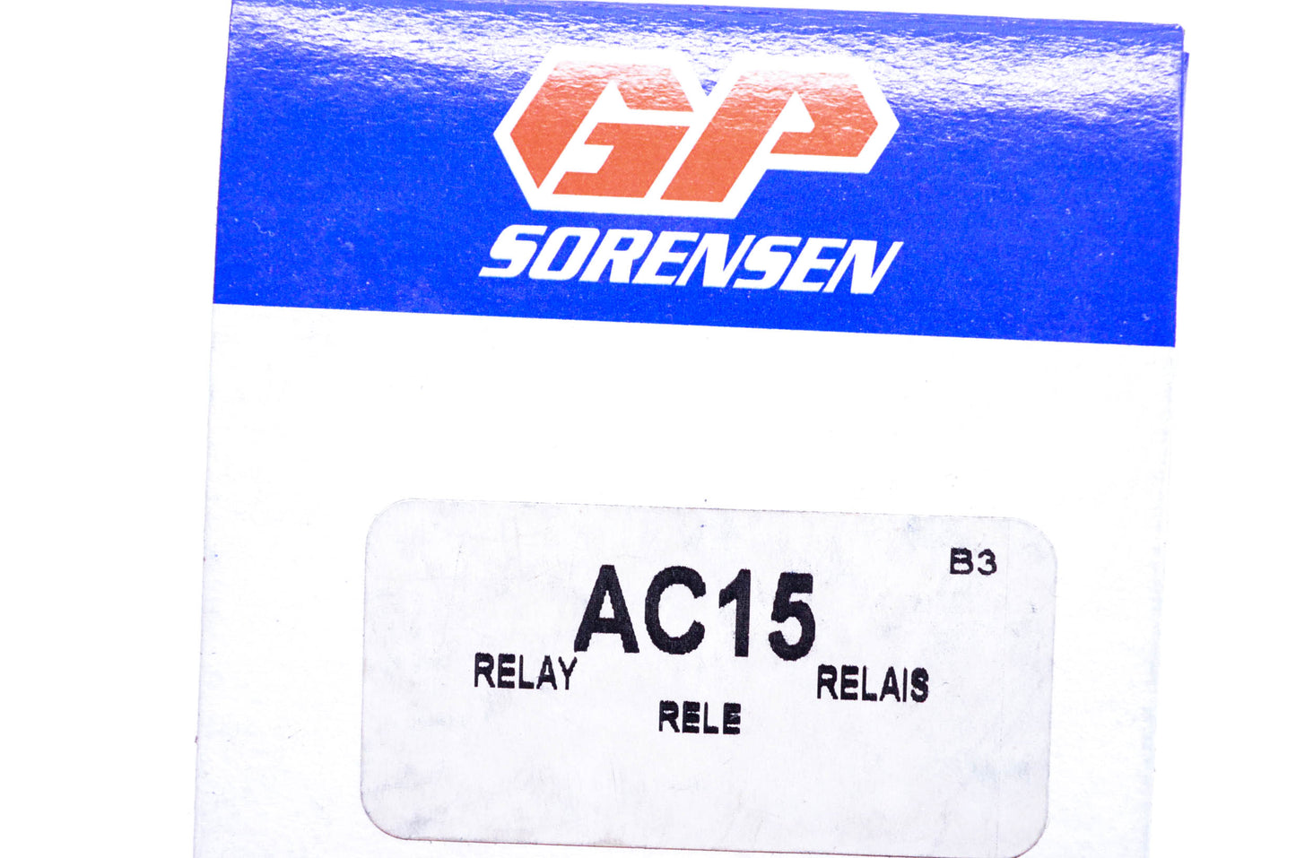 GP Sorensen AC15, AC-15 Relay NOS