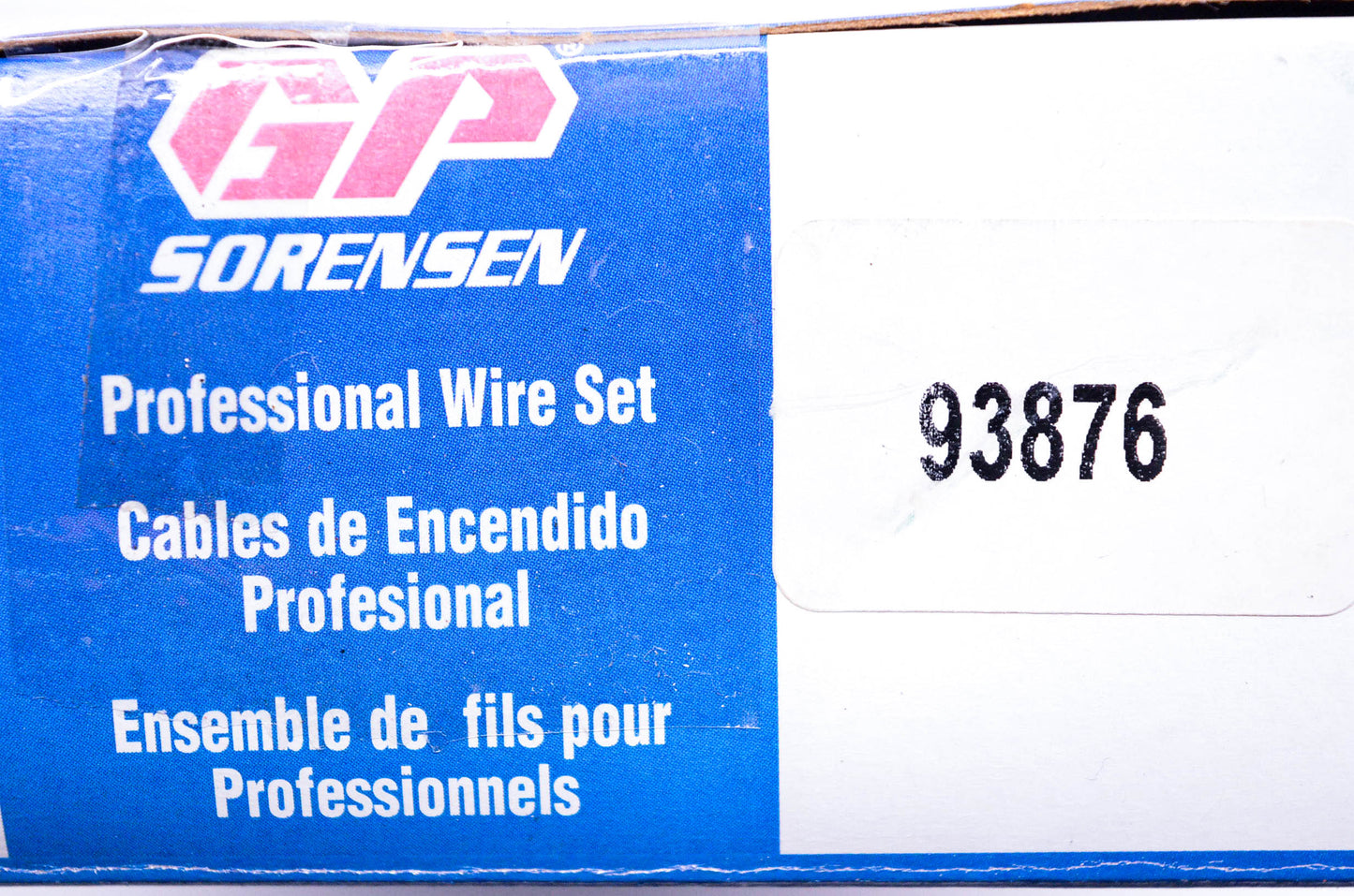 GP Sorensen 93876 Spark Plug Wire Kit NOS