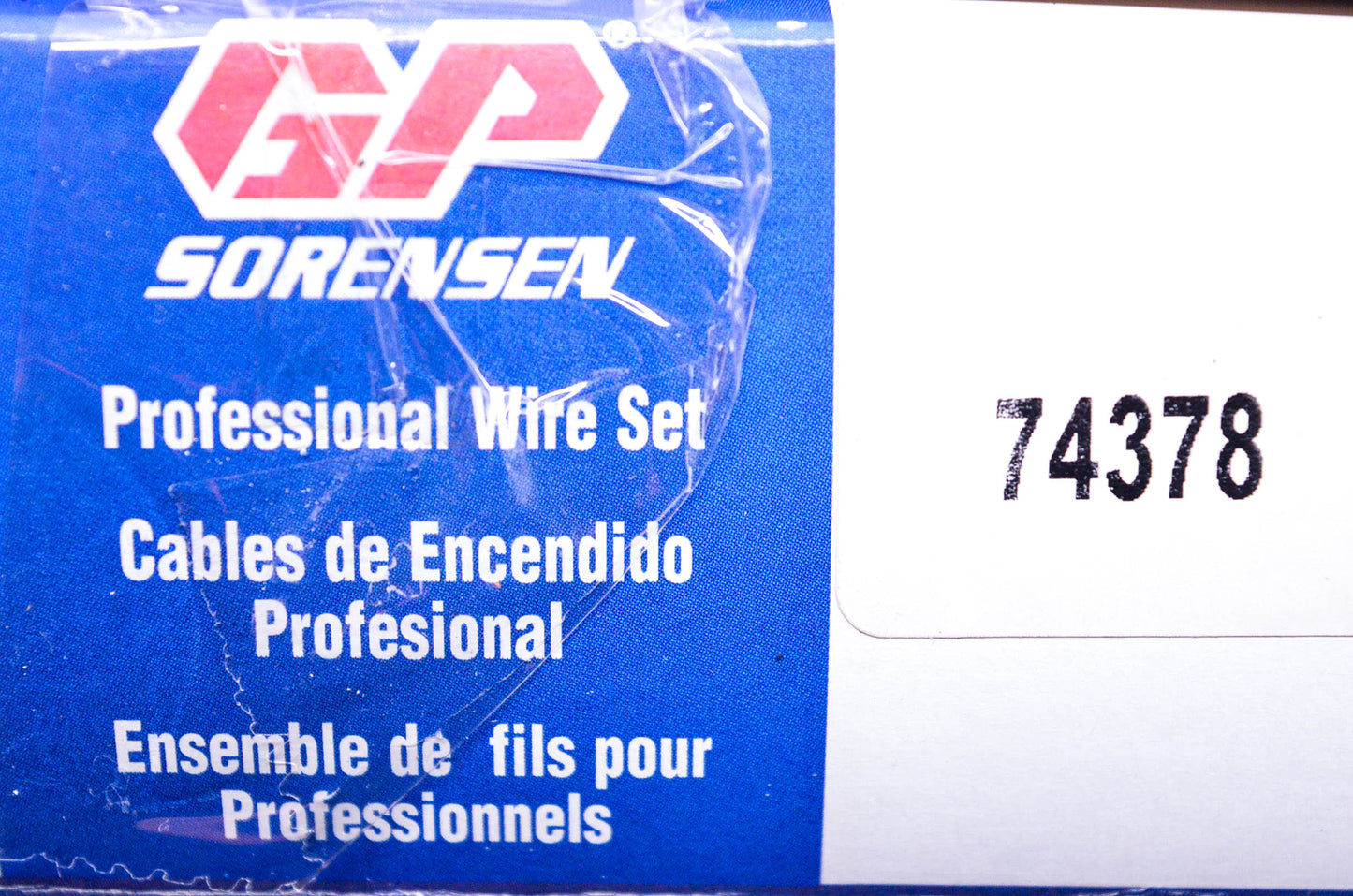 GP Sorensen 74378 Spark Plug Wire Kit NOS