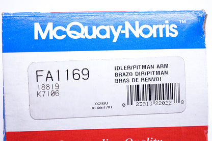 McQuay-Norris FA1169, 18819, K7106 Steering Arm Kit NOS