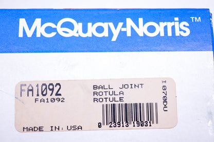 McQuay-Norris FA1092 Ball Joint Kit NOS