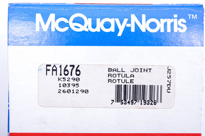 McQuay-Norris FA1676, K5290, 10395 Ball Joint Kit NOS
