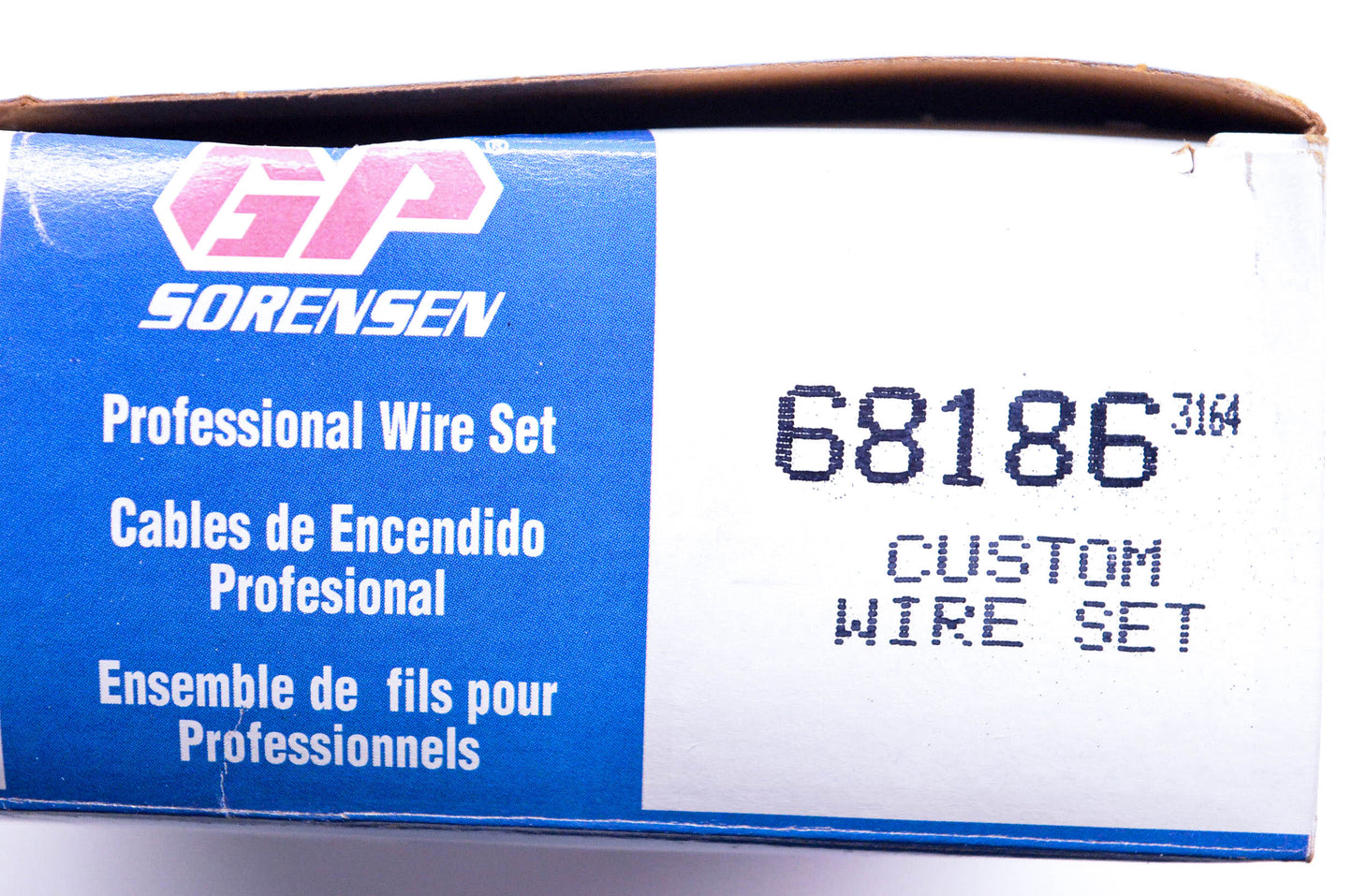 GP Sorensen 68186 Custom Spark Plug Wire Kit NOS