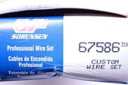 GP Sorensen 67586 Custom Spark Plug Wire Kit NOS