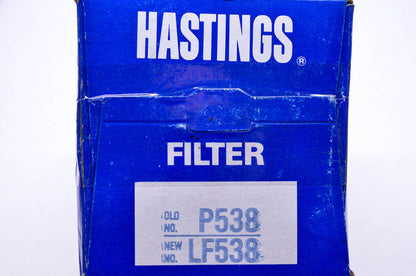 Hastings P538, LF538 Oil Filter NOS