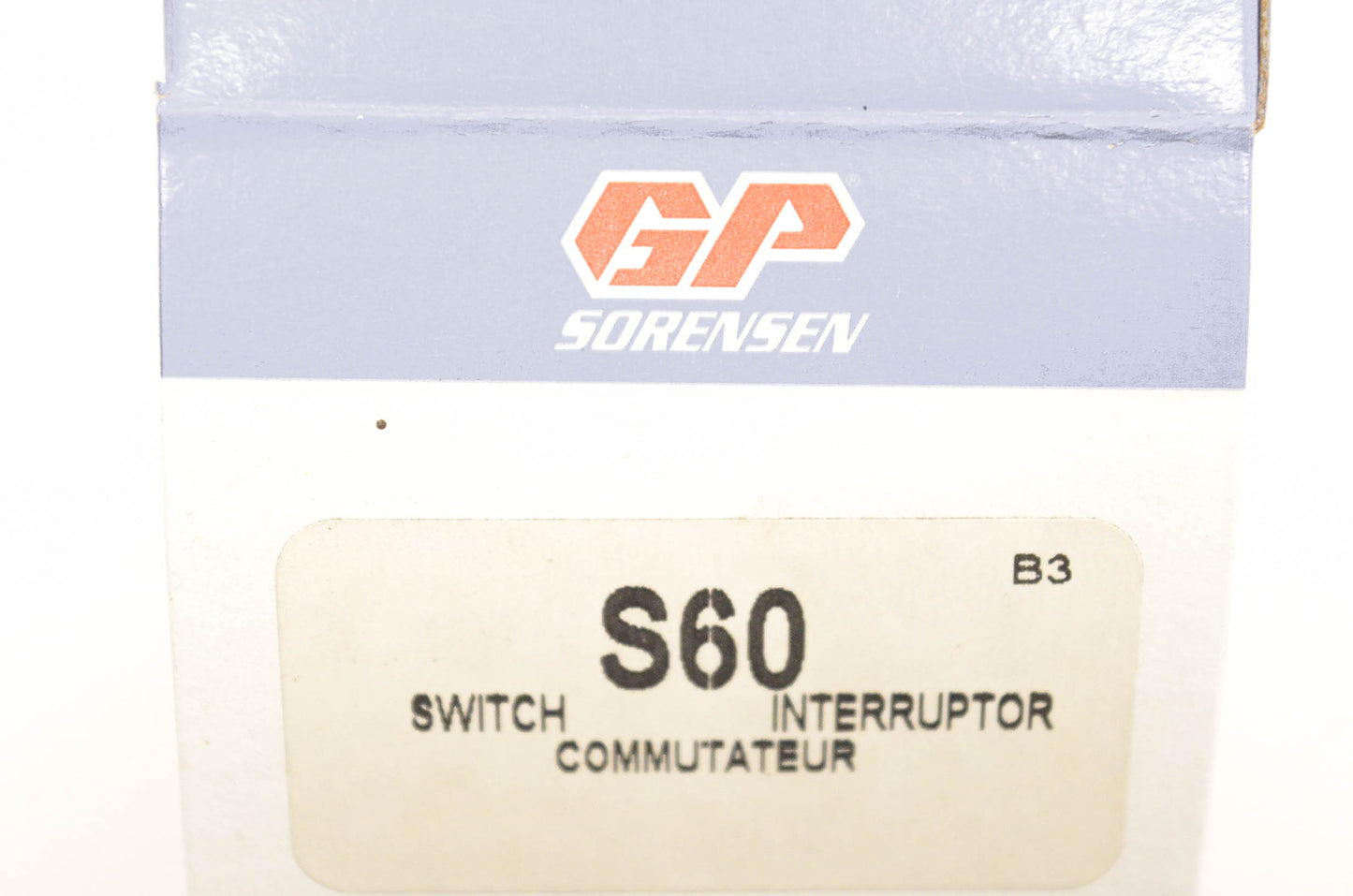 GP Sorensen S60 Switch NOS