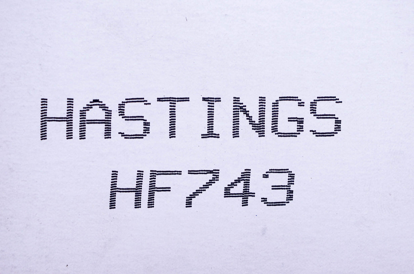 Hastings HF743, HF-743 Hydraulic Filter Kit NOS