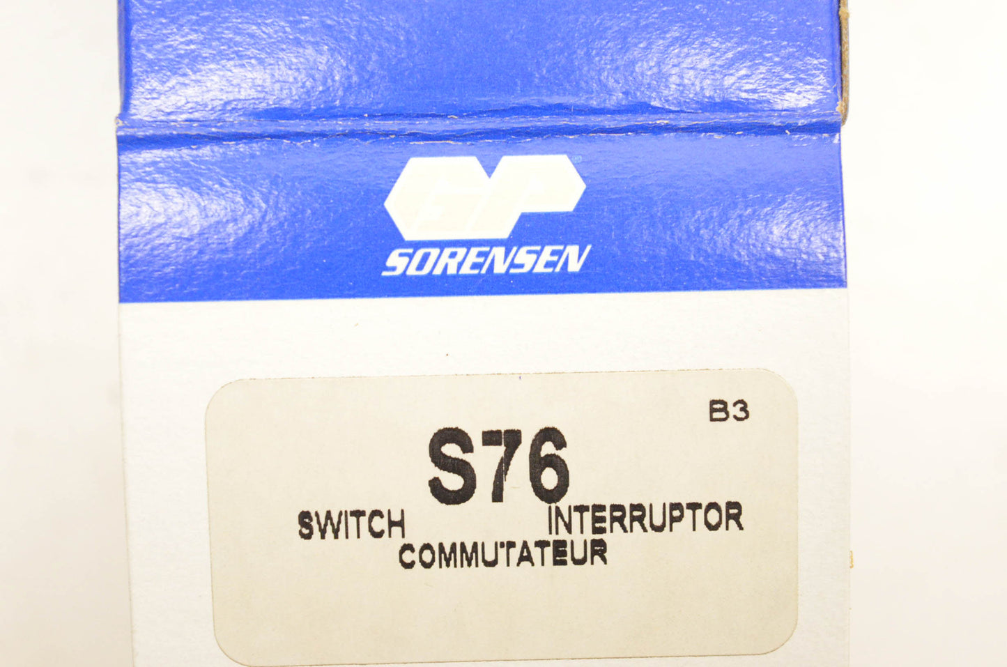 GP Sorensen S76 Switch NOS