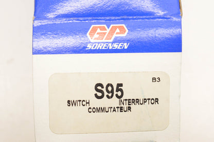GP Sorensen S95 Ignition Lock and Cylinder Switch NOS