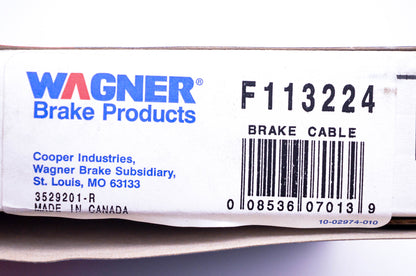 Wagner F113224 Brake Cable NOS