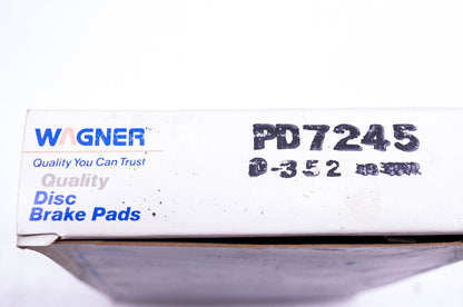 Wagner PD7245 D-352 Disc Brake Pad Kit NOS