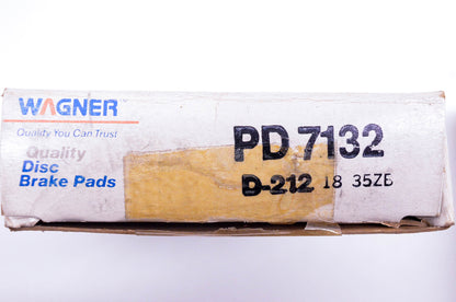 Wagner PD7132 D-212 Disc Brake Pad Kit NOS