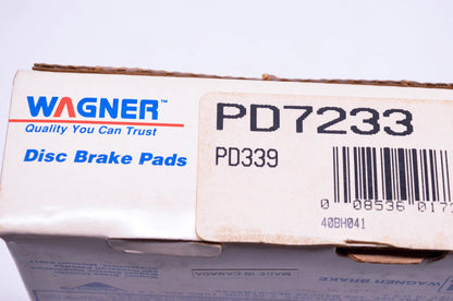 Wagner PD7233, PD339 Disc Brake Pad Kit NOS