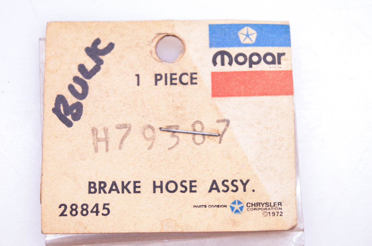 Mopar H79387, H-79387 Brake Hose NOS